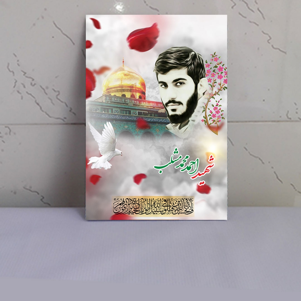 قاب شاسی شهید احمد محمد مشلب