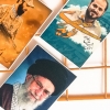 مجموعه 50 عدد برچسب با تصاویر شهدای شاخص مدافع حرم و دفاع مقدس
