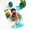 پوستر با کیفیت با تصویر شهید مدافع حرم سید علی زنجانی