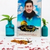 قاب شاسی شهید مدافع حرم وحید زمانی نیا - محافظ شهید سلیمانی