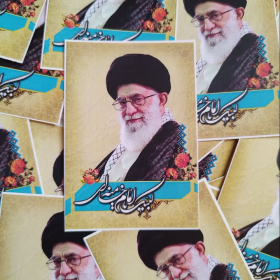 پوستر برچسب رهبری