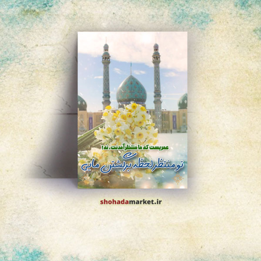 قاب عکس امام زمان(عج) تخته شاسی