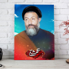 قاب عکس باکیفیت شهید بهشتی