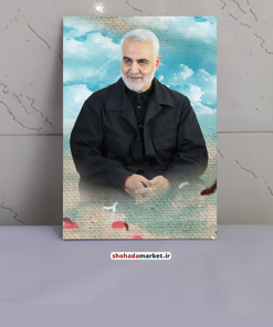 قاب عکس شهید حاج قاسم سلیمانی / فرمانده جبهه مقاومت