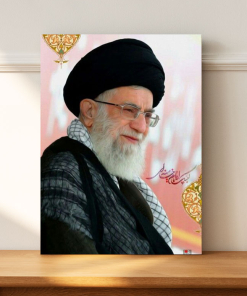 خرید تابلو امام خامنه ای طرح لبیک یا امام خامنه ای