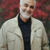تصویر شهید حاج قاسم سلیمانی بر روی پیکسل