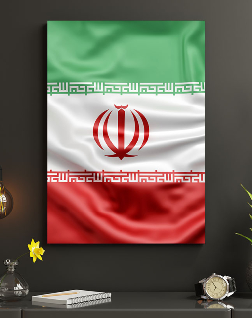 قاب شاسی عکس پرچم جمهوری اسلامی ایران