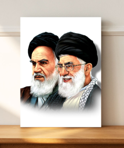 قاب عکس امام خمینی(ره) و امام خامنه ای