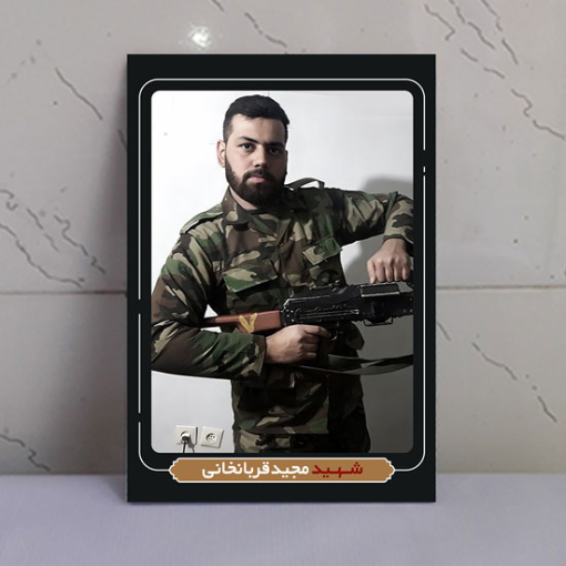 قاب شاسی شهدا شهید مجید قربانخانی
