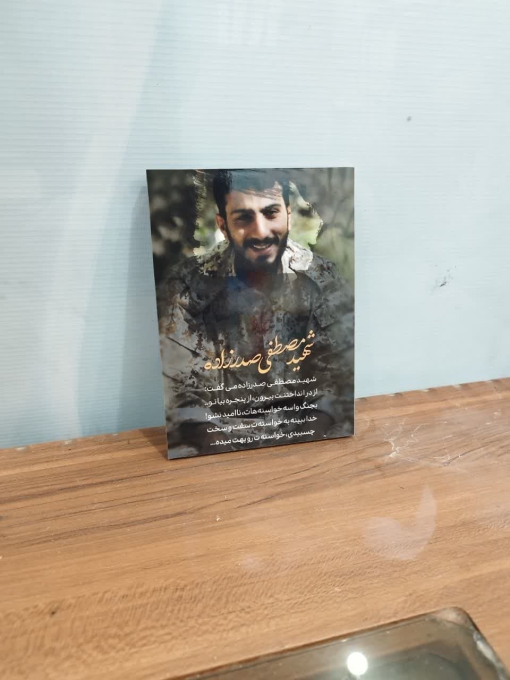 قاب شهید صدرزاده
