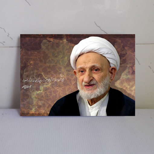 قاب شاسی زیبای آیت الله بهجت