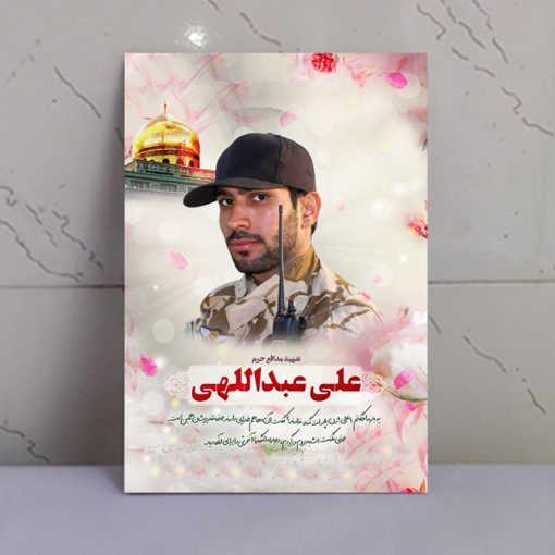 قاب شاسی شهید علی عبداللهی
