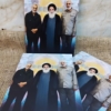 قاب شاسی آیت الله سیستانی و شهیدان حاج قاسم سلیمانی و ابومهدی المهندس