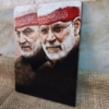 قاب شهید سلیمانی و ابومهدی المهندس با سربند