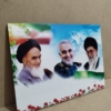 قاب عکس شهید سلیمانی و امام و رهبری