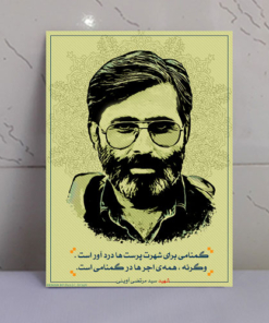 قاب شاسی شهید آوینی طرح گمنامی