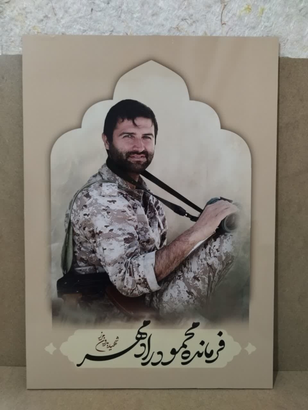 قاب شاسی زیبای شهید محمود رادمهر