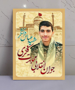 قاب شاسی جوان مومن شهید مدافع حرم عباس دانشگر