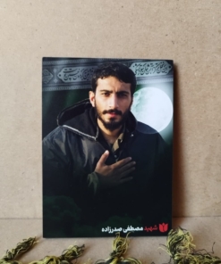 خرید قاب شاسی محرّم با عکس شهید مصطفی صدرزاده