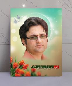 قاب شاسی شهید داریوش رضایی نژاد طراحی زیبا