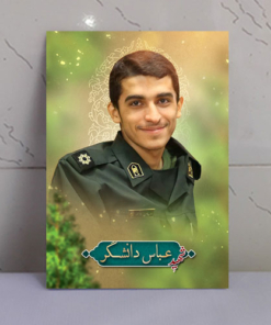 قاب شاسی شهید عباس دانشگر باکیفیت عالی