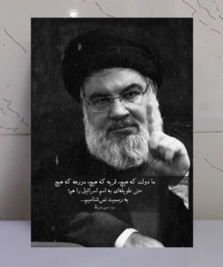 قاب شاسی شهید جبهه مقاومت سید حسن نصرالله
