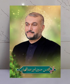 قاب شاسی شهید راه خدمت مردم حسین امیر عبداللهیان