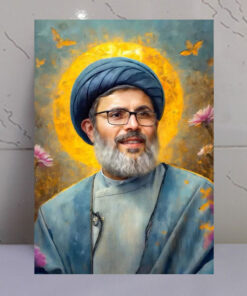 قاب شاسی عکس باکیفیت شهید سید هاشم صفی الدین