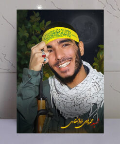 قاب شاسی شهید محمد هادی ذوالفقاری طرح ماه و تصویر باکیفیت شهید
