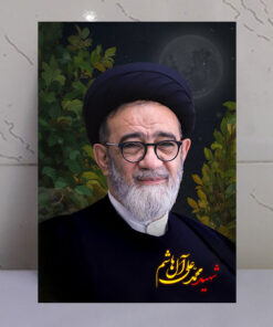 قاب شاسی شهید آل هاشم طرح ماه و تصویر باکیفیت شهید