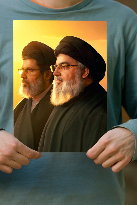 پوستر زیبای شهید نصرالله و شهید صفی الدین