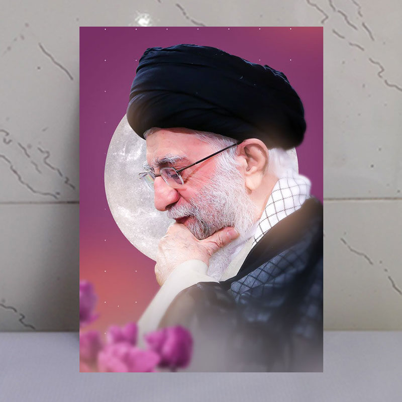 قاب شاسی طرح فوق العاده زیبای رهبر شهید