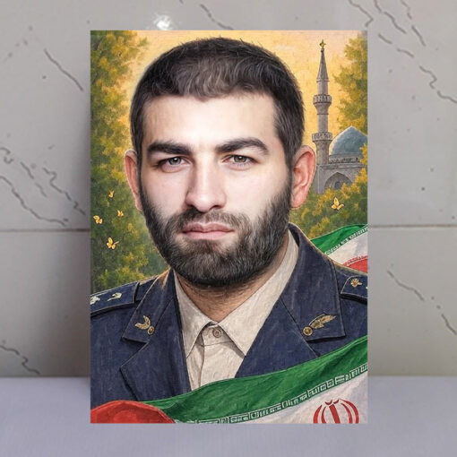 قاب شاسی شهید عباس بابایی خلبان تیز پرواز