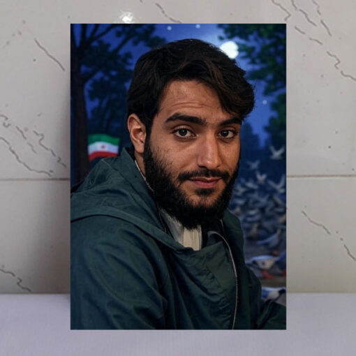 قاب شاسی شهید محمد حسین محمدخانی با کیفیت عالی