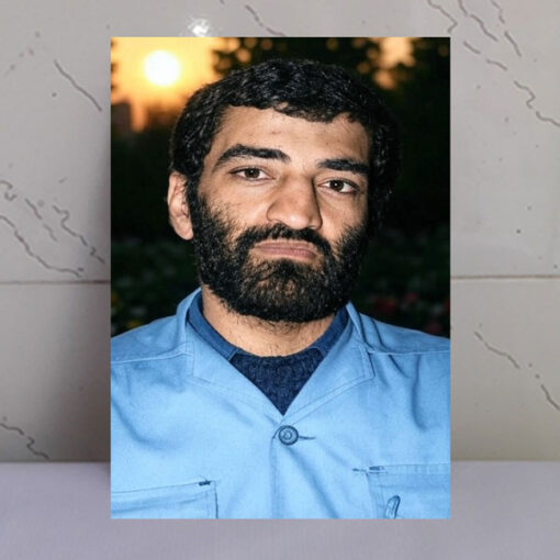 قاب شاسی شهید سردار حاج احمد متوسلیان طرح بسیار زیبا