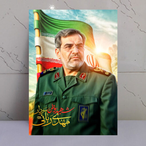 قاب شاسی شهید وطن سردار مهدی ربانی