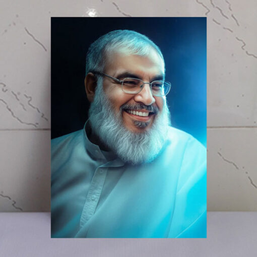 قاب شاسی باکیفیت بالای شهید سید حسن نصرالله