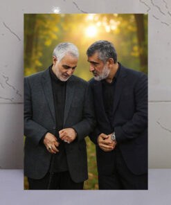 قاب شاسی شهید حاجی زاده و حاج قاسم سلیمانی