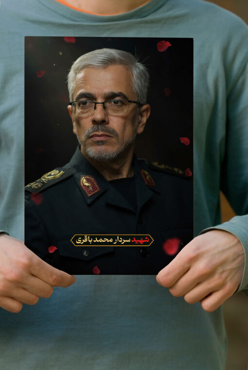 پوستر تصویر زیبای شهید محمد باقری