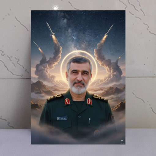 قاب شاسی شهید حاجی زاده و شلیک موشک ها