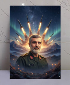 قاب شاسی شهید حاجی زاده و تصویر رویایی موشک ها