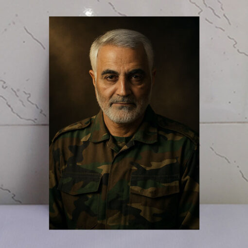 قاب شاسی شهید درخشان حاج قاسم سلیمانی