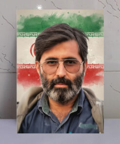 قاب شاسی شهید آوینی/طرح زمینه پرچم ایران