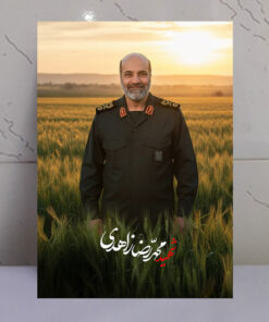 قاب شاسی شهید محمدرضا زاهدی / گندم زار
