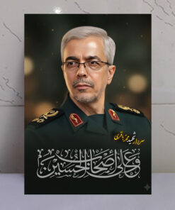قاب شاسی شهید سردار محمد باقری/ طرح و علی اصحاب الحسین