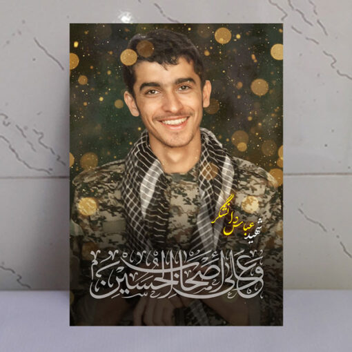 قاب شاسی شهید عباس دانشگر/ طرح و علی اصحاب الحسین