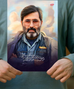 پوستر باکیفیت شهید آوینی/ صدای جبهه ها