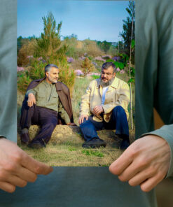 پوستر باکیفیت حاج قاسم و سید حسن نصرالله باکیفیت عالی