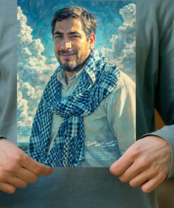 پوستر باکیفیت شهید حسین پور جعفری با طراحی زیبا