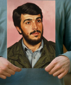 پوستر شهید حاج محمود کاوه طراحی دیجیتال
